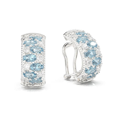 Aros ARTLINEA Plata y Circones Pavé ZOR1315AZ