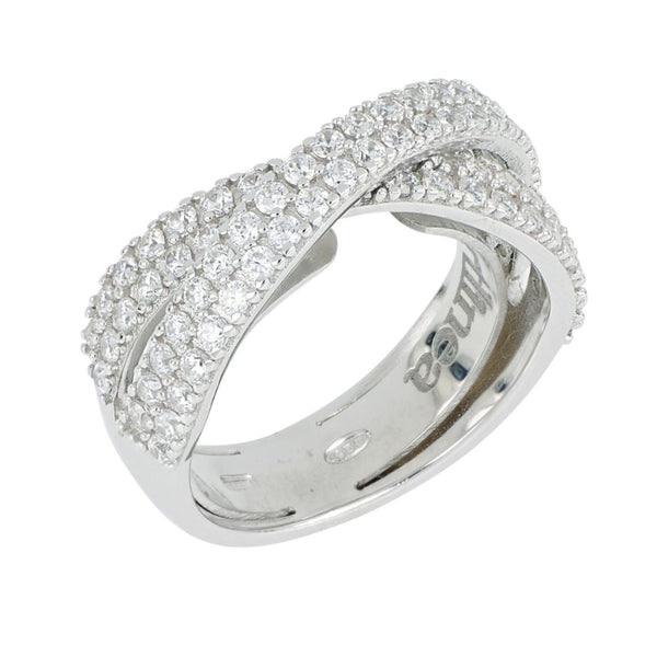 Anillo ARTLINEA Plata y Circones Legami ZAN585BI