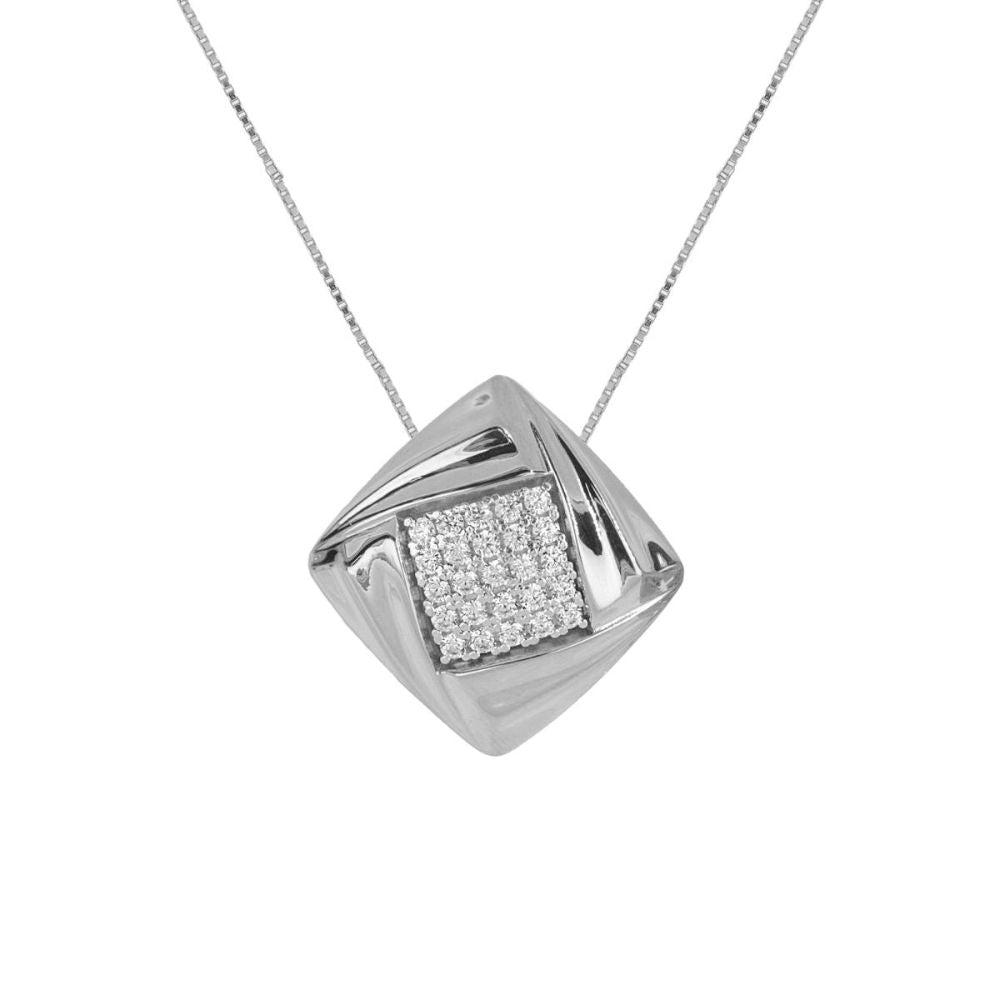 Collar ARTLINEA Plata y Circones Nuvola ZCL1476