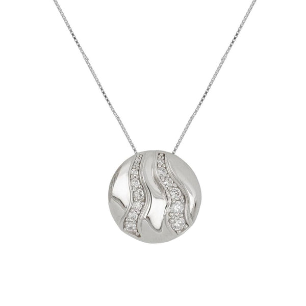 Collar ARTLINEA Plata y Circones Nuvola ZCL1475