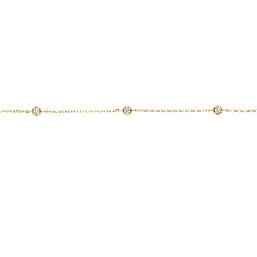 Collar Oro Amarillo 14kt Circón P00518198702380