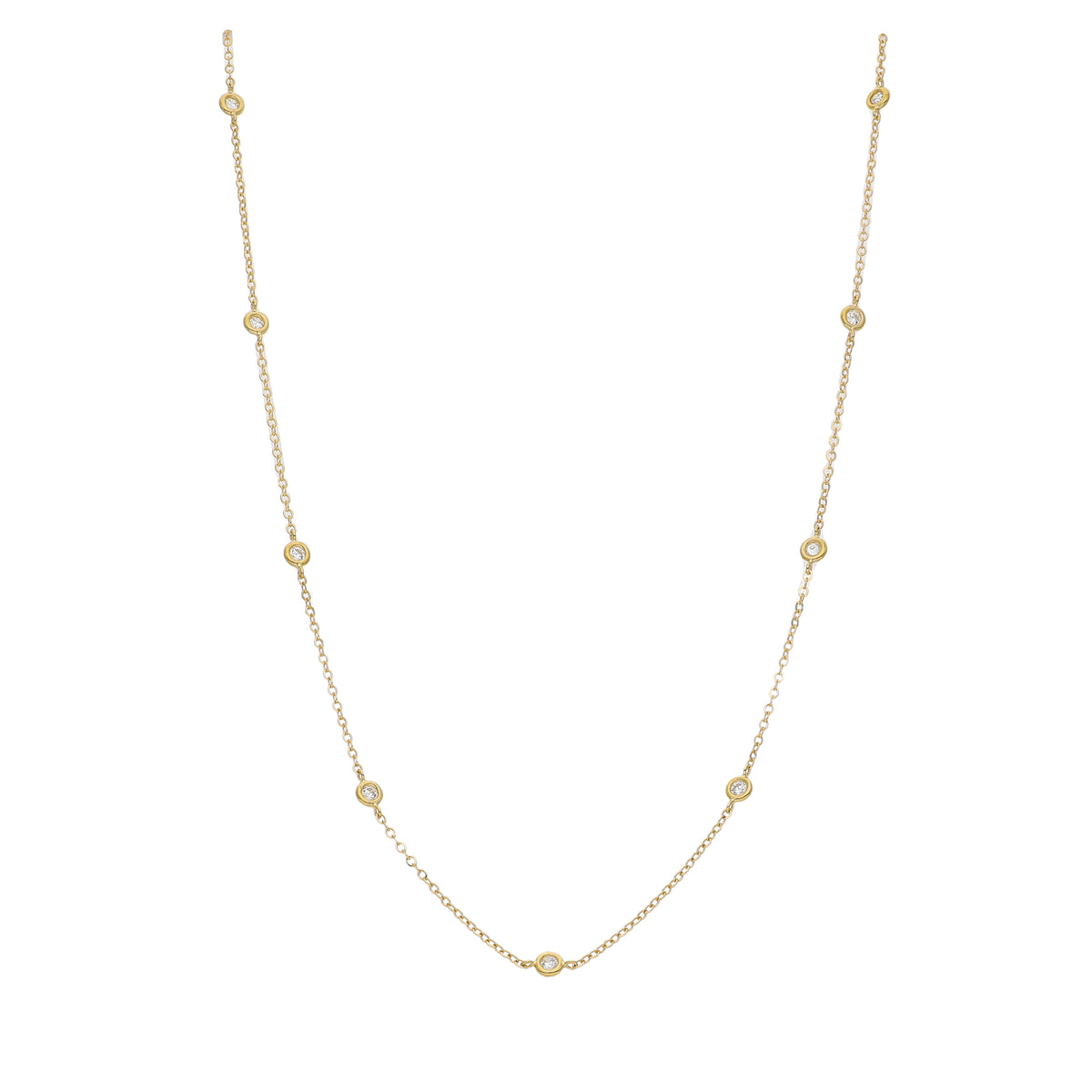 Collar Oro Amarillo 14kt Circón P00518198702380
