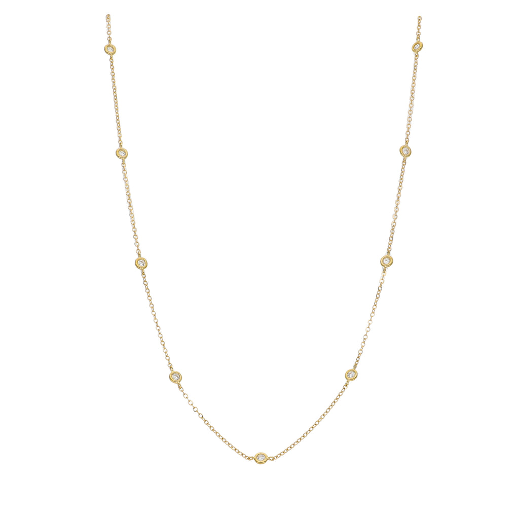 Collar Oro Amarillo 14kt Circón P00518198702380