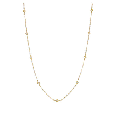 Collar Oro Amarillo 14kt Circón P00518198702380