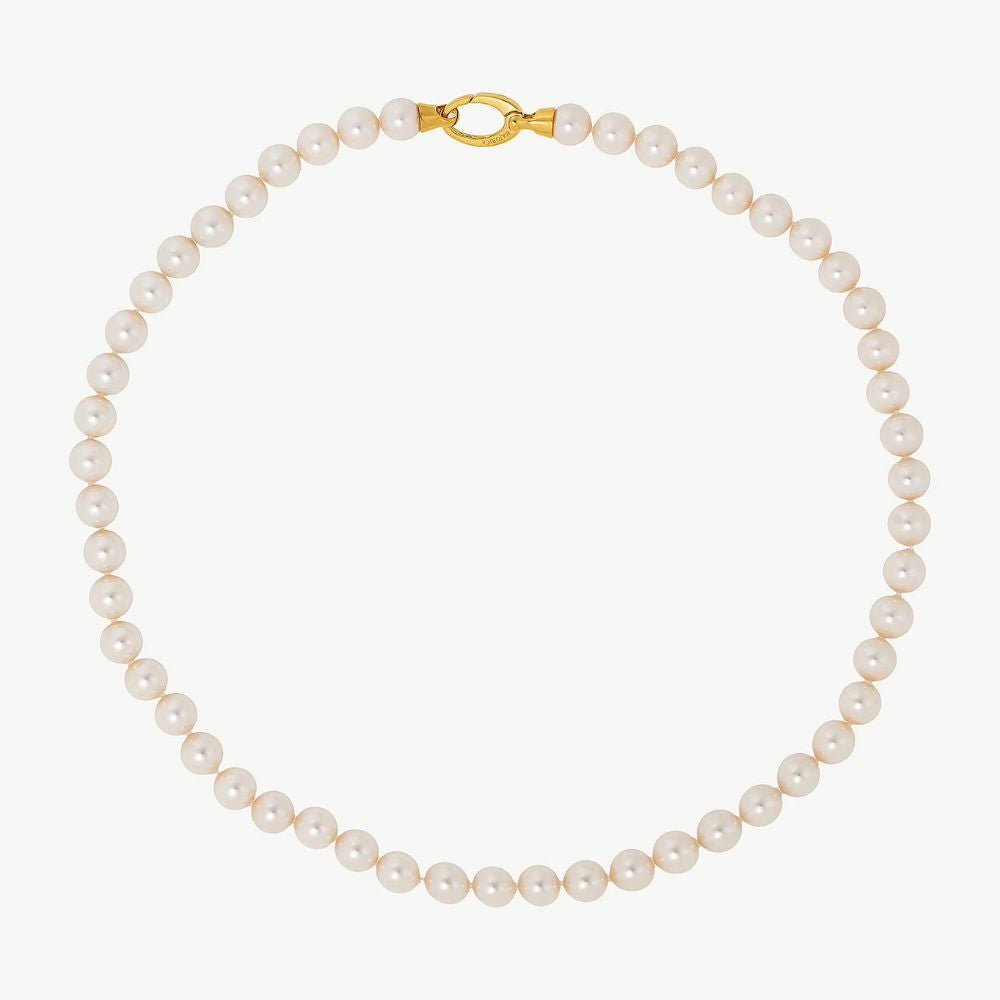 Collar MAJORICA Perlas 8mm Dorado Lyra