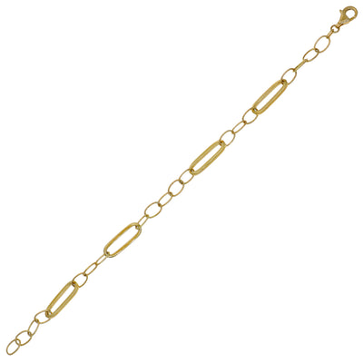 Pulsera Oro Amarillo 14K con Eslabones | P0052560123190