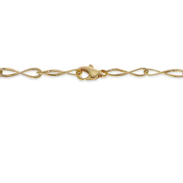 Pulsera de Oro Amarillo 14K con Eslabones 19cm | P0052563523190