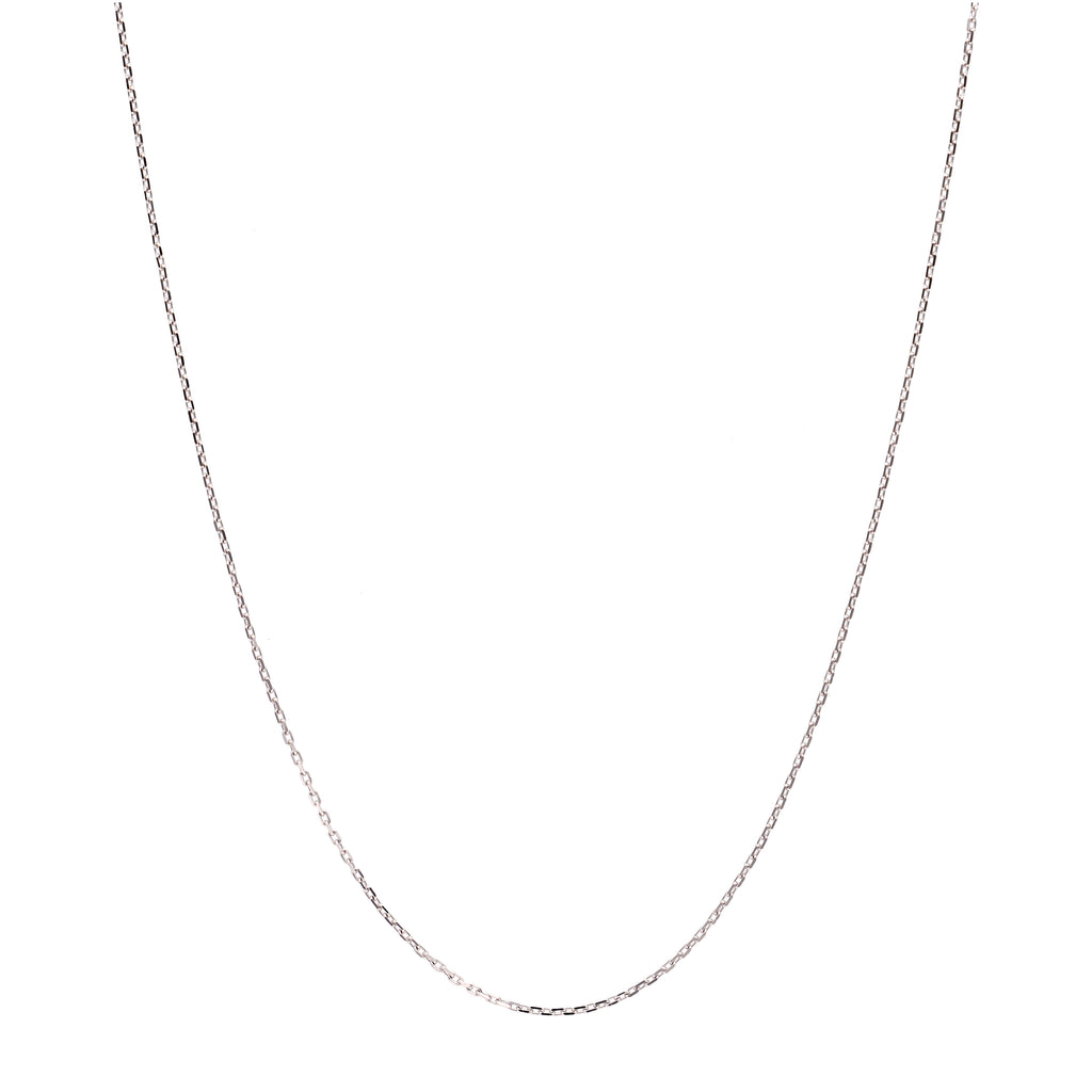 Collar Oro Blanco 18kt 40cm, CO10546