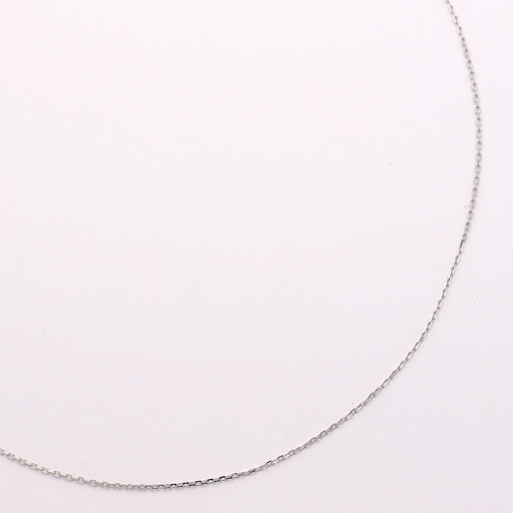 Collar Oro Blanco 18kt 40cm, CO10546