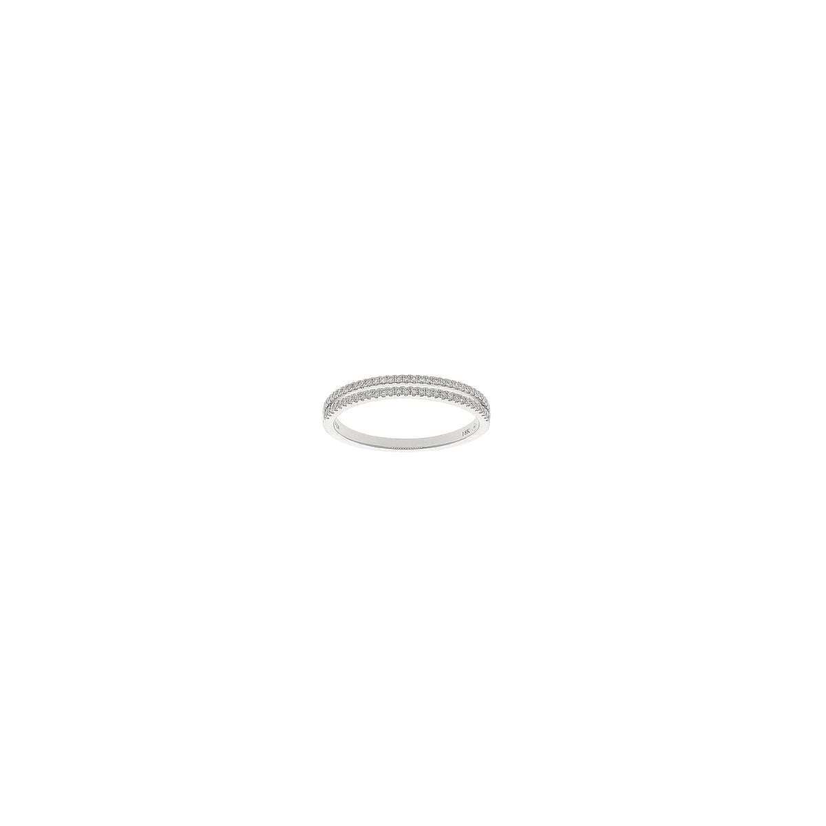 Anillo Oro Blanco y Brillantes AN-12104