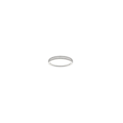 Anillo Oro Blanco y Brillantes AN-12104