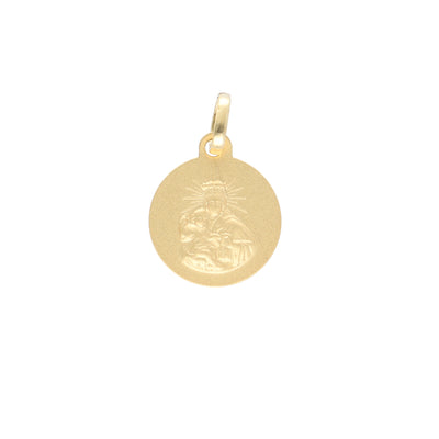 Medalla Oro Amarillo Escapulario ME12737