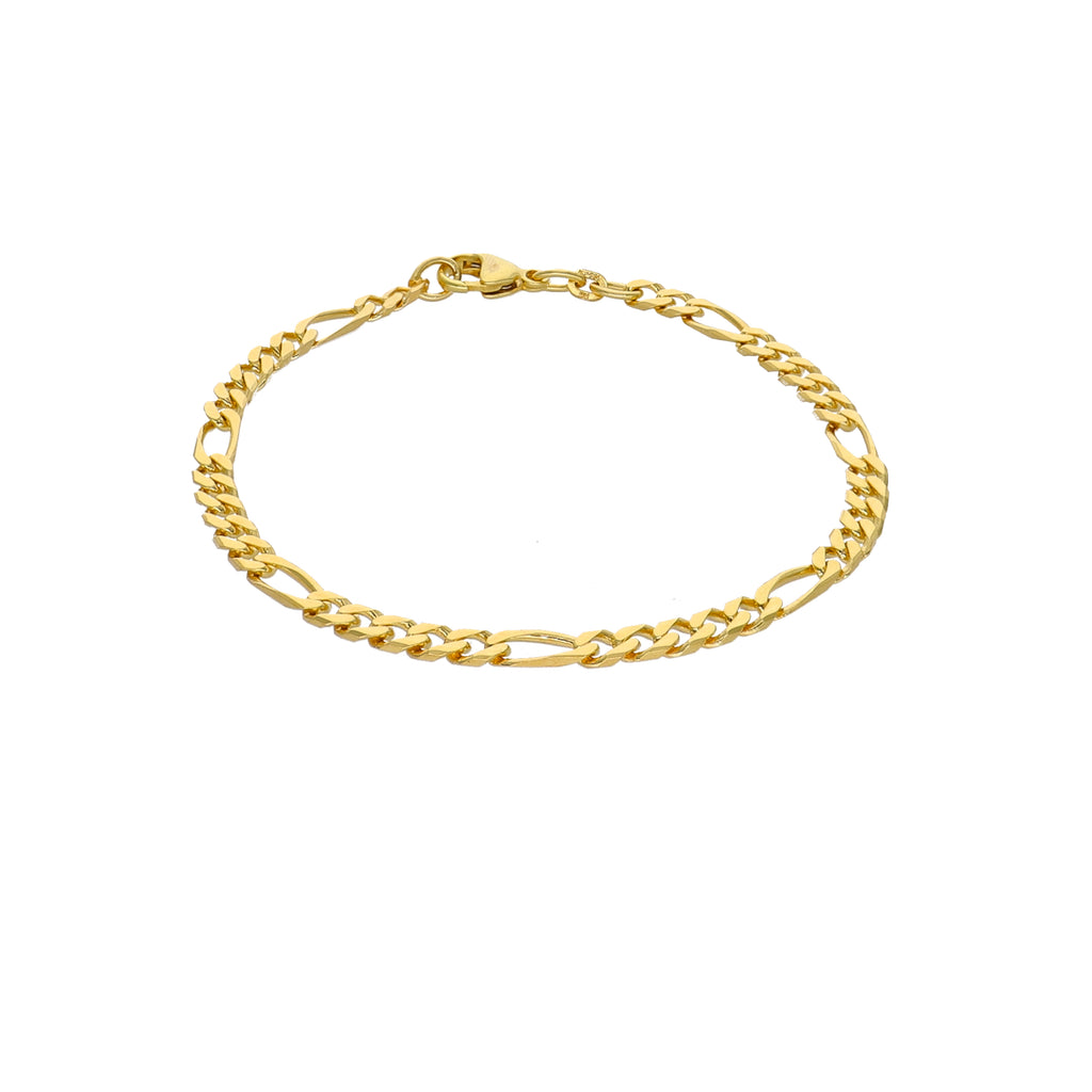 Pulsera Oro Amarillo 14kt Figaro P00537135523210