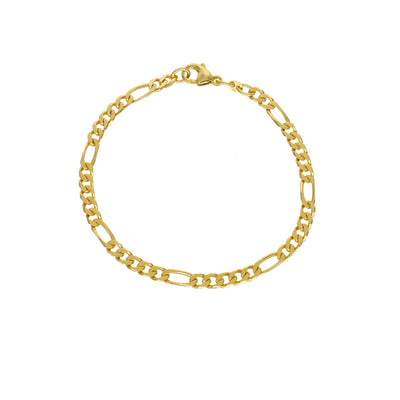 Pulsera Oro Amarillo 14kt Figaro P00537135523210