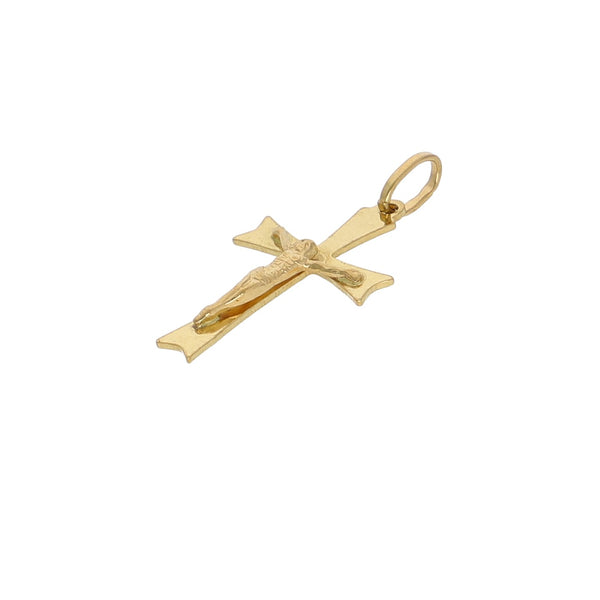 Cruz Oro Amarillo Cristo CR-13076
