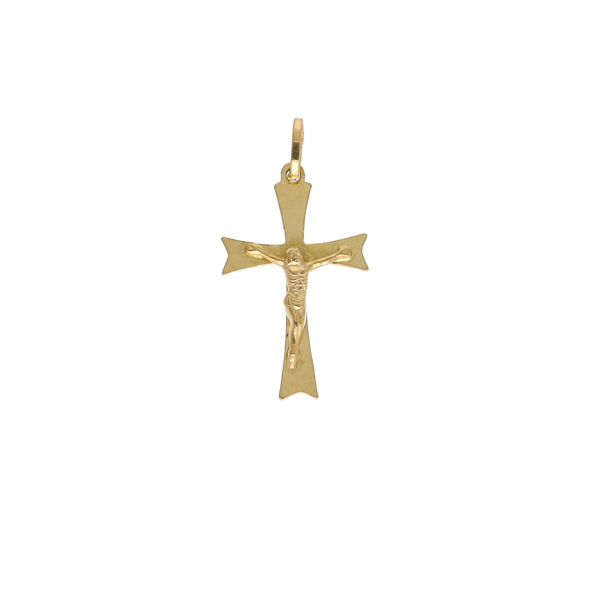 Cruz Oro Amarillo Cristo CR-13076