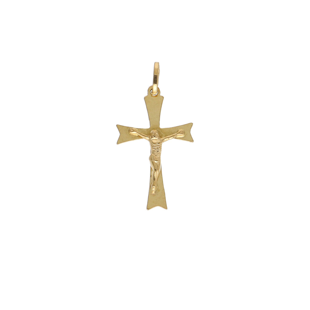 Cruz Oro Amarillo Cristo CR-13076