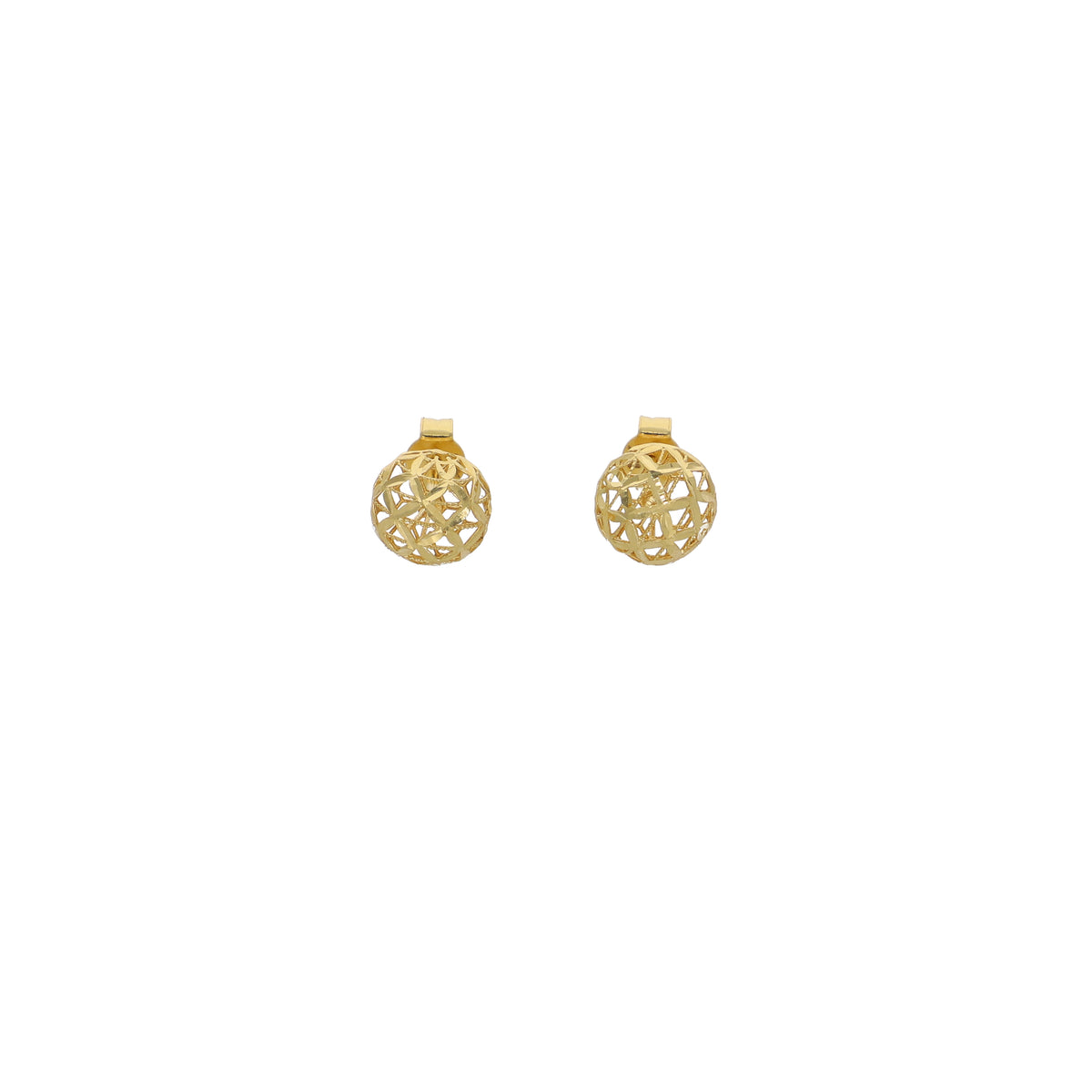 Aros Oro Amarillo Calados AR13154