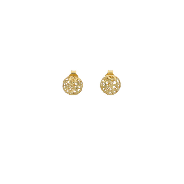 Aros Oro Amarillo Calados AR13154