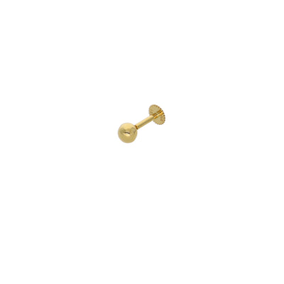 Piercing Oro Amarillo Bolita  AR13168