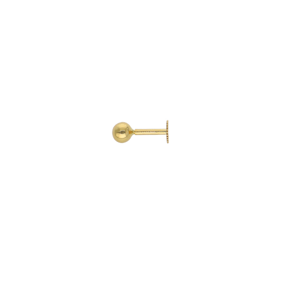 Piercing Oro Amarillo Bolita  AR13168