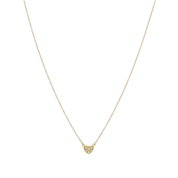 Collar Oro Amarillo Brillantes CO13201