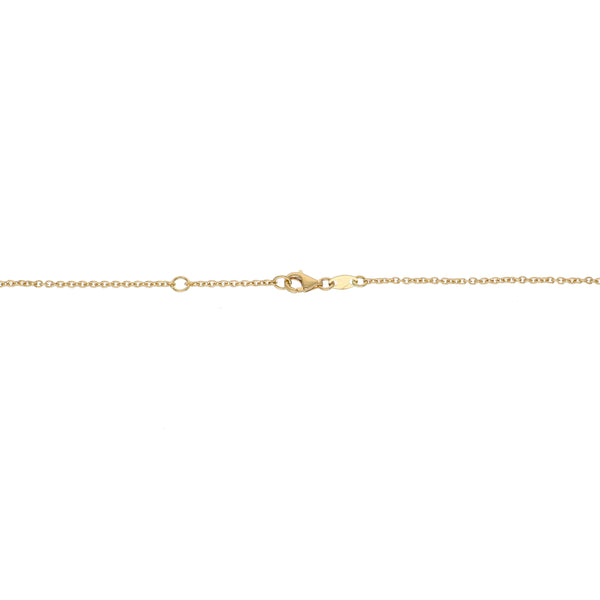 Collar Oro Amarillo Perla CO13229