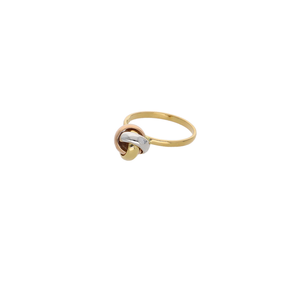 Anillo Oro Amarillo Blanco y Rosa AN13233