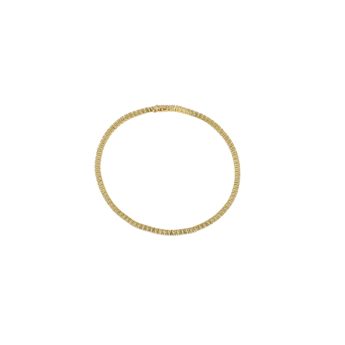 Pulsera Oro Amarillo y Brillantes Tennis PU13544