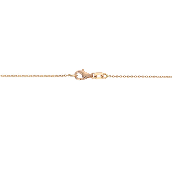 Collar Oro Rosa, Blanco y Brillantes CO13313