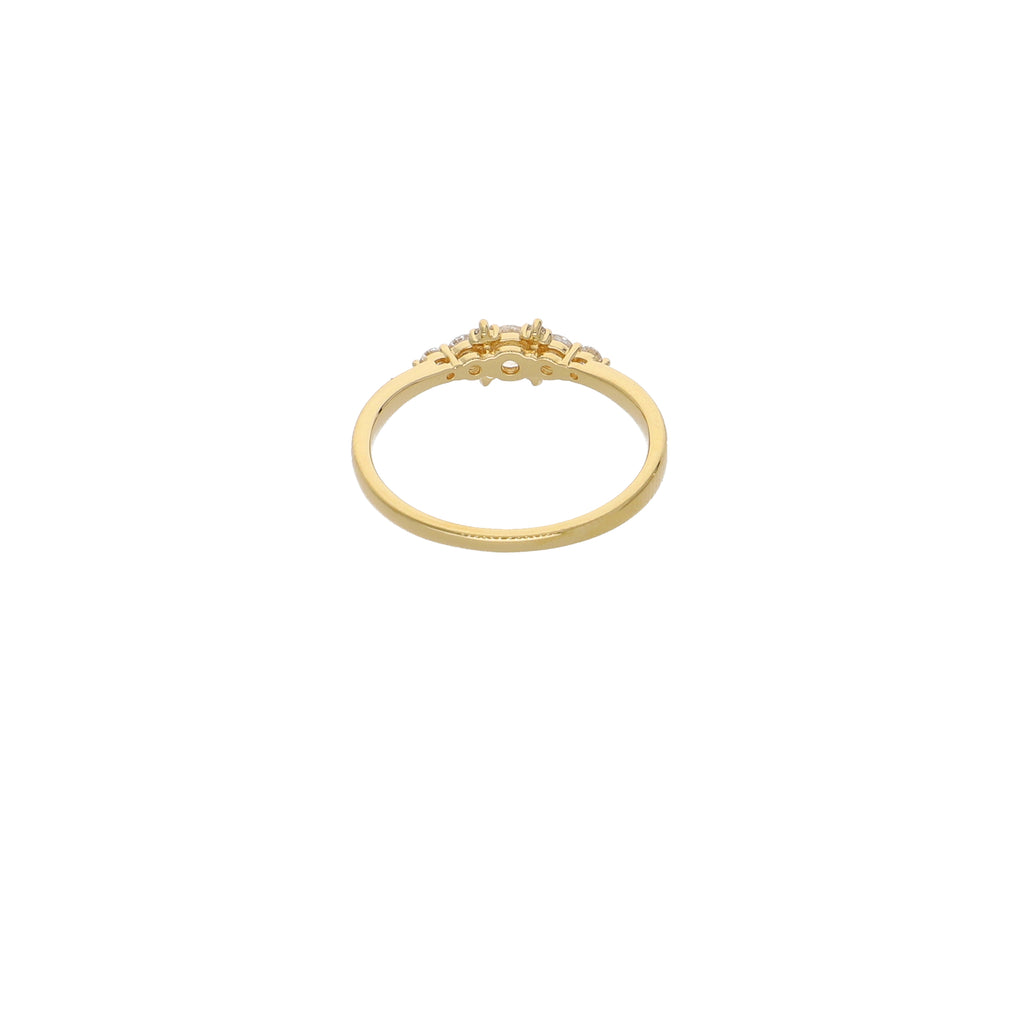 Anillo Oro Amarillo y Brillantes AN13402