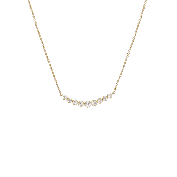 Collar Oro Amarillo y Brillantes CO-13413