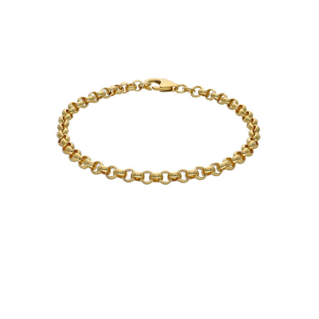 Pulsera Oro Amarillo 14kt Rolo P005204023190