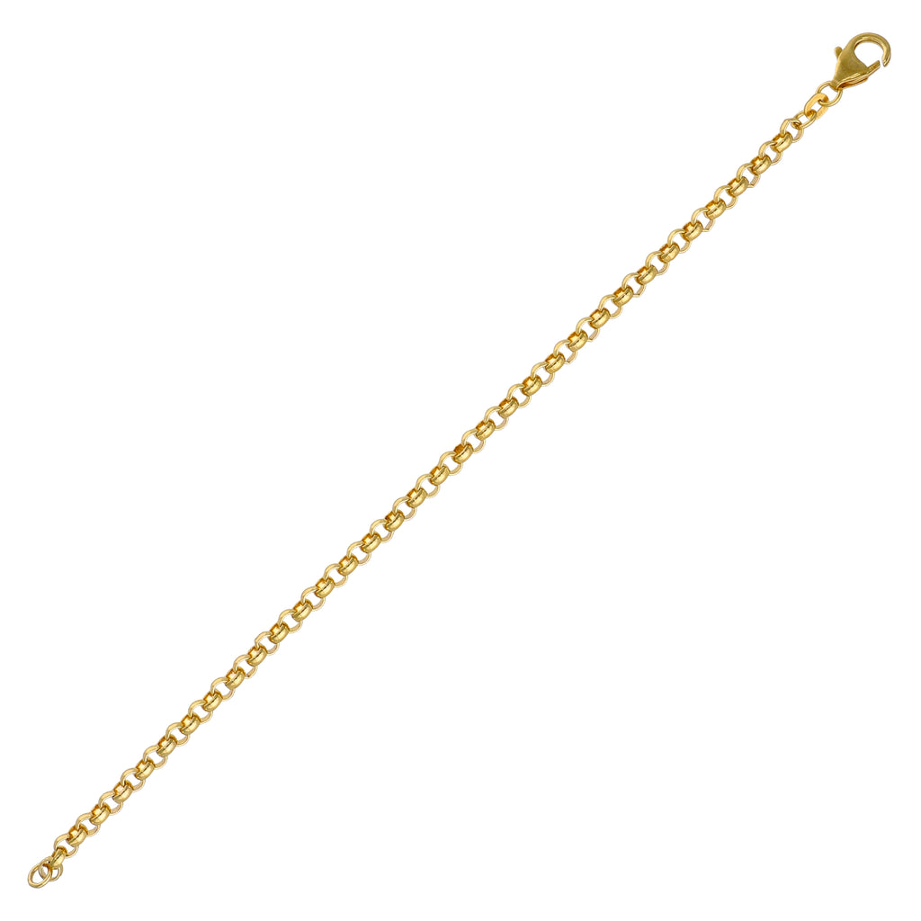Pulsera Oro Amarillo 14kt Rolo P005204023190