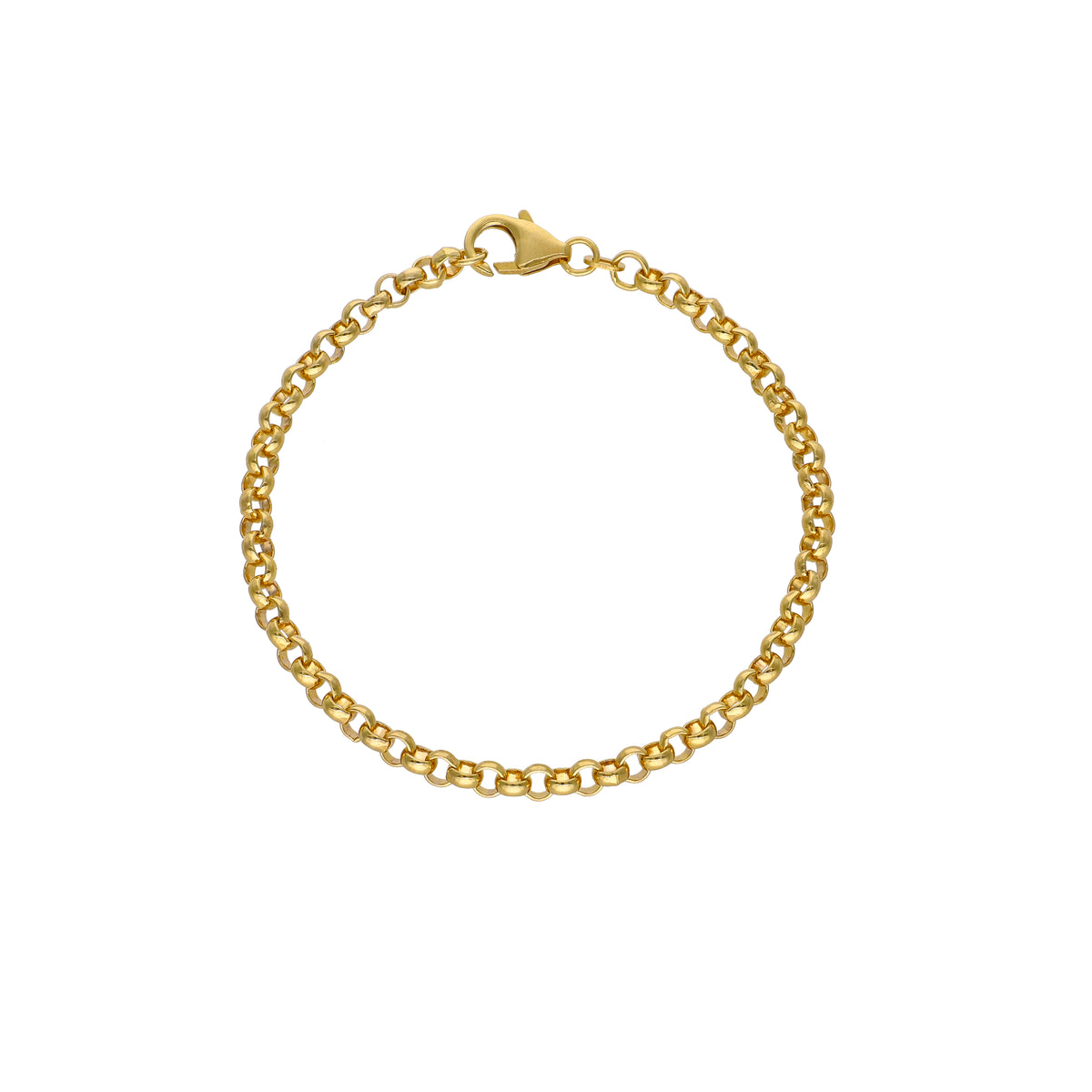 Pulsera Oro Amarillo 14kt Rolo P005204023190