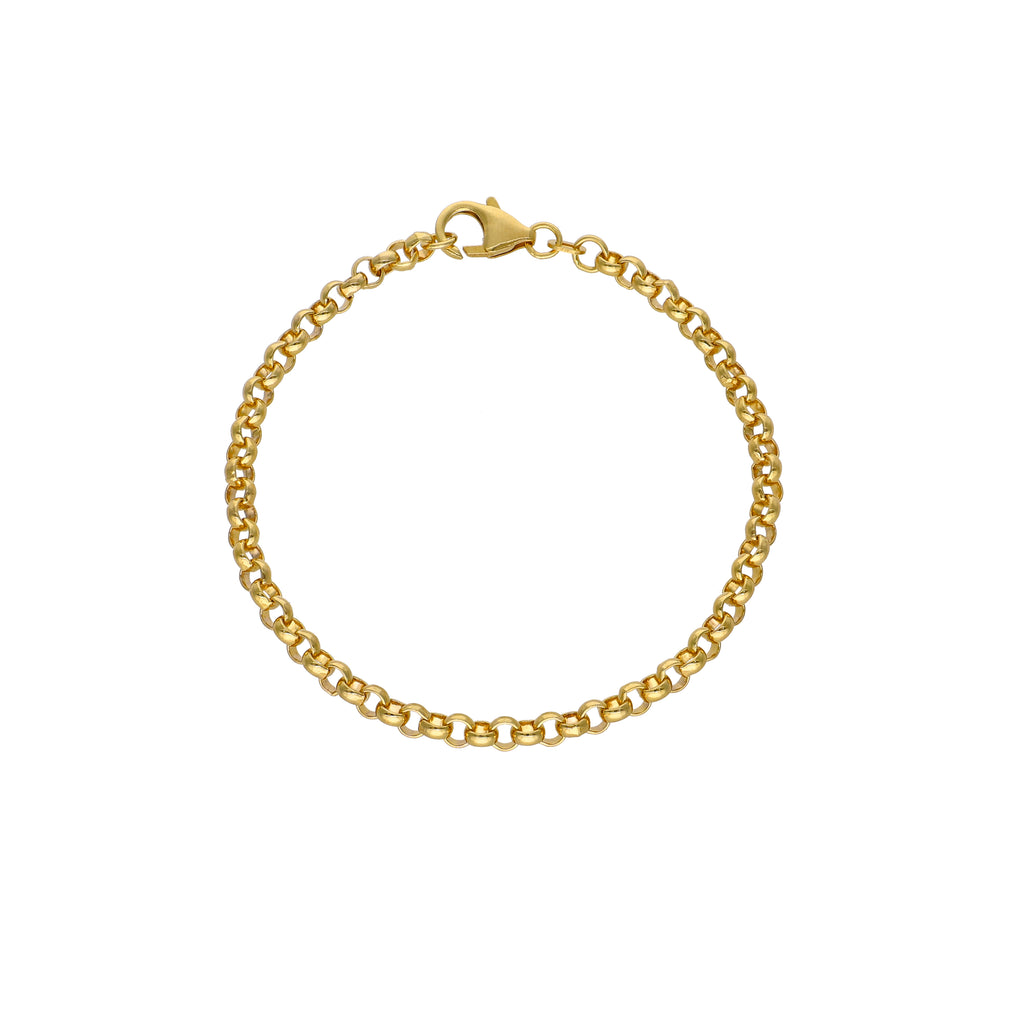 Pulsera Oro Amarillo 14kt Rolo P005204023190