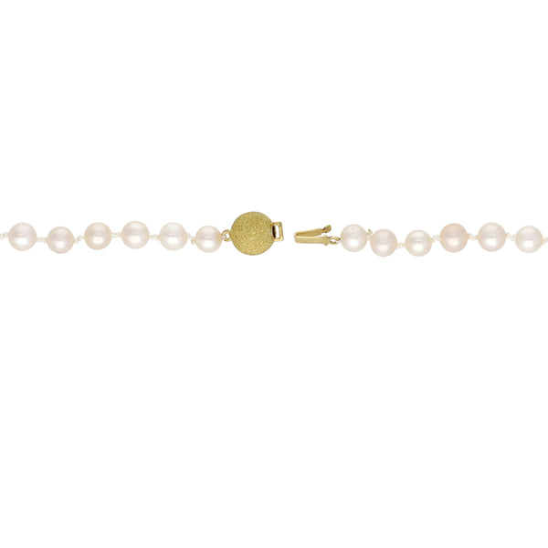 Collar Oro Amarillo con Perlas Cultivadas CO13615
