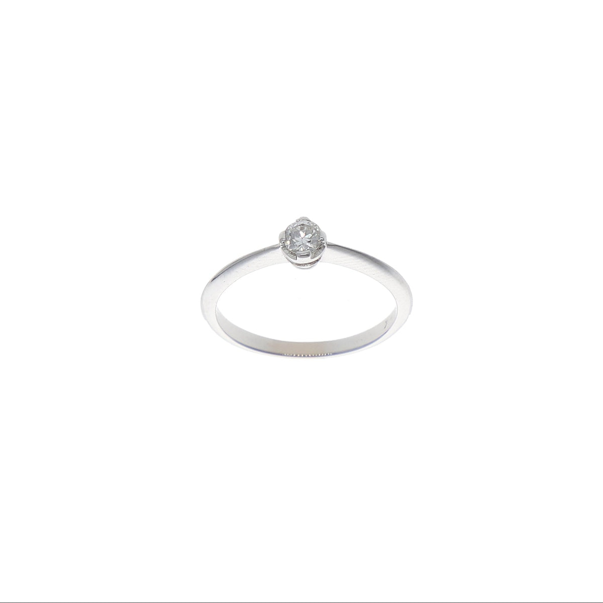 Anillo Oro Blanco con Brillante AN13619