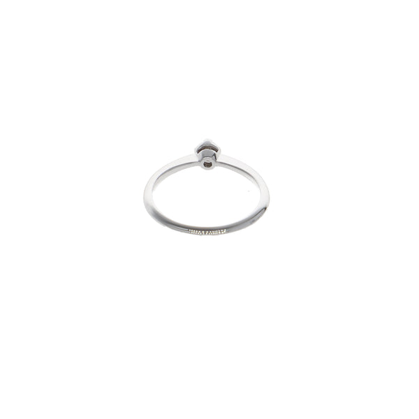 Anillo Oro Blanco con Brillante AN13619