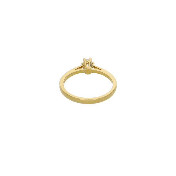 Anillo Oro Amarillo con Brillante AN13623