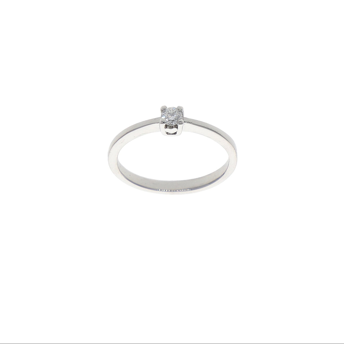 Anillo Platino con Brillante AN13625