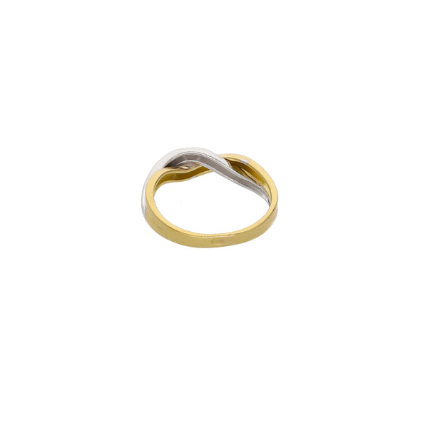 Anillo Oro Amarillo y Blanco con Brillantes AN13577