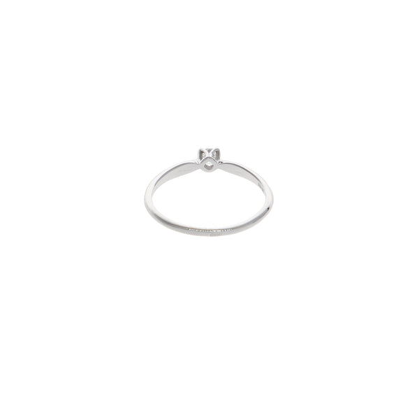 Anillo Oro Blanco y Brillante AN13585
