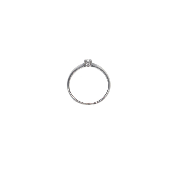 Anillo Oro Blanco y Brillante AN13585