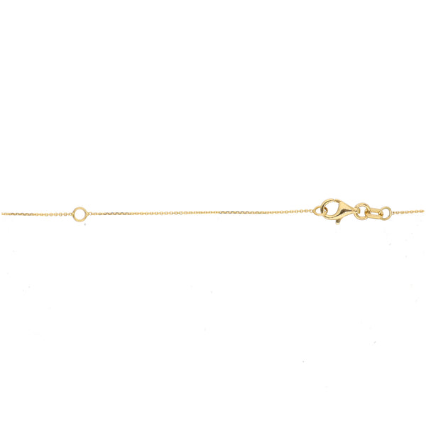 Collar Oro Amarillo y Brillantes CO-13852