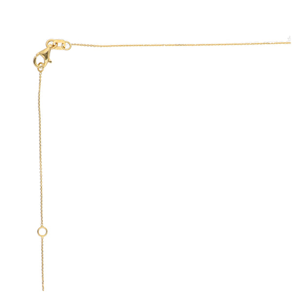 Collar Oro Amarillo y Brillantes CO-13852