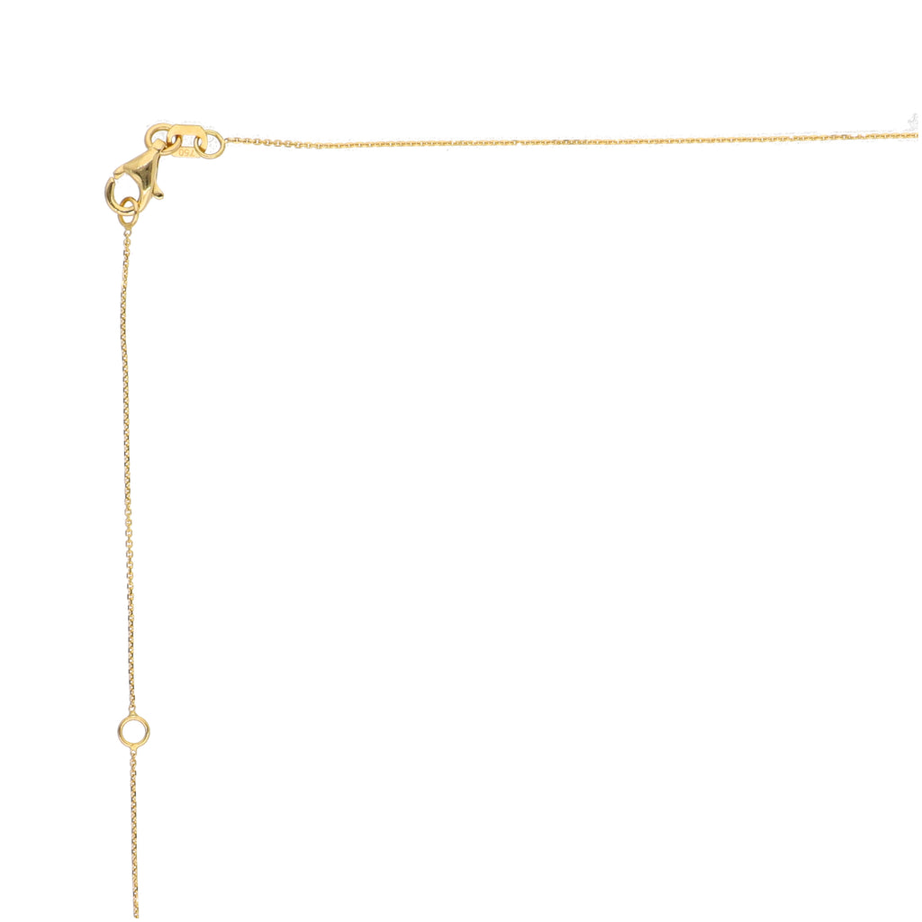 Collar Oro Amarillo y Brillantes CO-13852