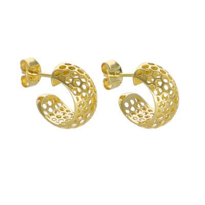 Aros Argolla Oro Amarillo AR-13878