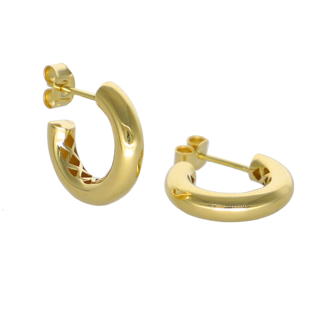 Aros Argolla Oro Amarillo AR-13887