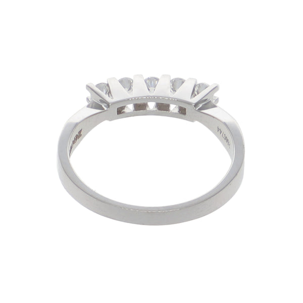 Anillo Oro Blanco Cintillo AN-13891